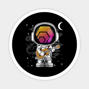 Astronaut Guitar HEX Coin To The Moon HEX Crypto Token Cryptocurrency Blockchain Wallet Birthday Gift For Men Women Kids Magnet